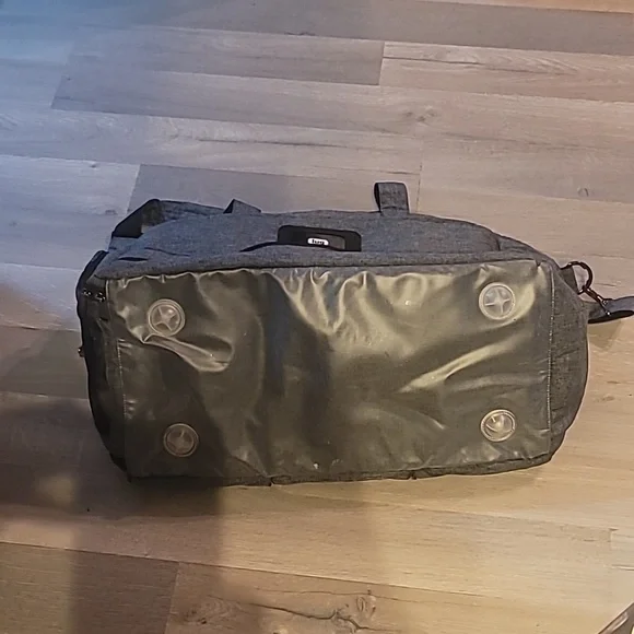 Lug Airbus Weekender Bag Heather Grey With Cross Strap - Picture 8 of 13